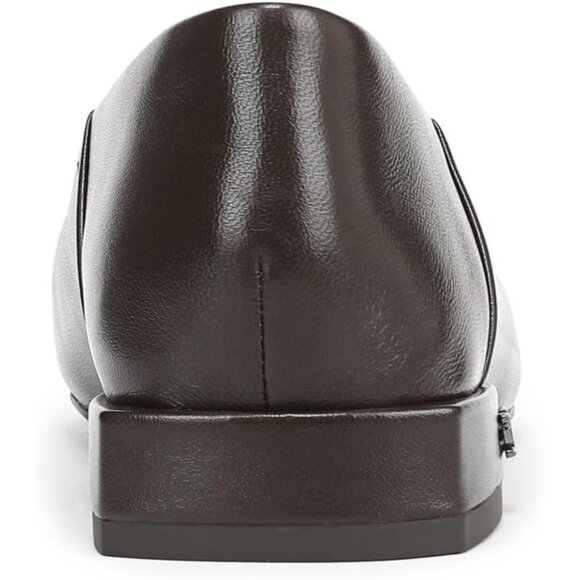 Sam Edelman Women Cafe Noir Leather Pull-On Rounded Toe Ballet Flat Shoes - Picture 7 of 7